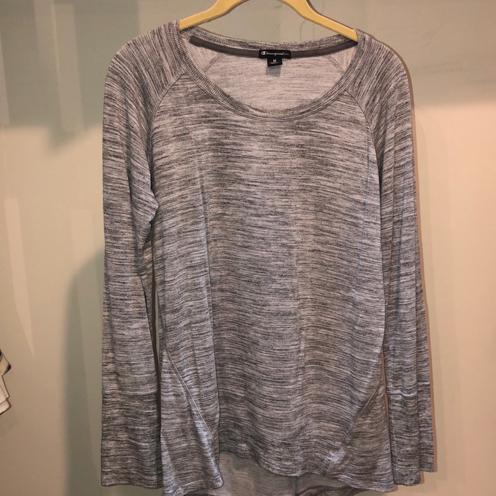 long sleeve champion workout shirt